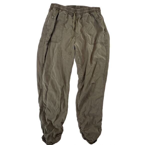 Thread & Supply Pants - Thread & Supply Women's Tencel Cargo Jogger Pants Olive Green Utility Large